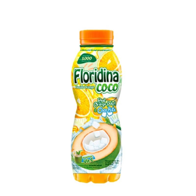 

floridina coco orange minuman jus jeruk 350mlx12pcs