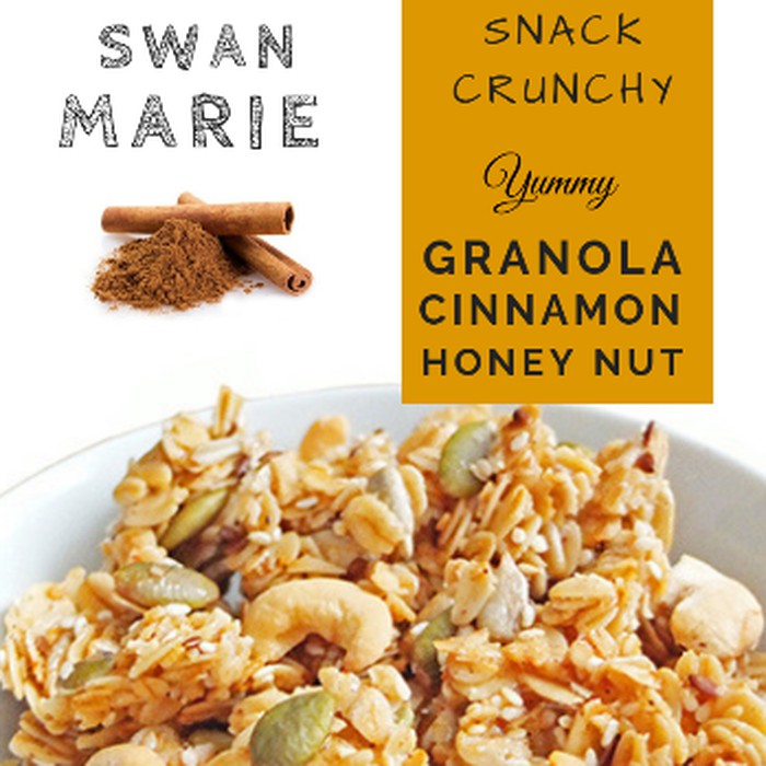 

CRUNCHY GRANOLA CINNAMON NUT/CASHEWS LANGSUNG CEMIL