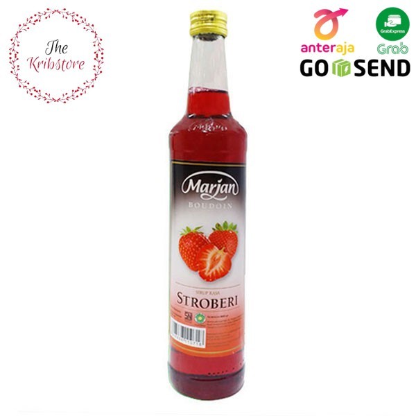 

MARJAN Boudoin Strawberry Syrup 460 ml