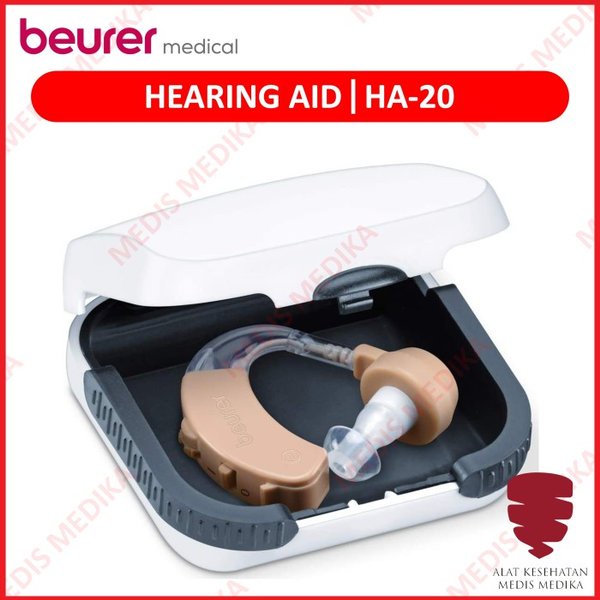 Hearing Aid HA 20 Beurer Alat Bantu Dengar Pendengaran Lansia Manula Anak Centel Cantol  HA20