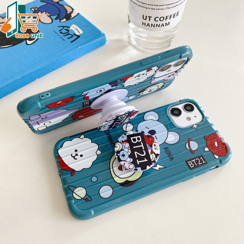 SS263 Softcase Popsocket KARTUN Xiaomi Redmi 3 4a 5a 6a 8a 8 9a 9c 9 Pro CS2409