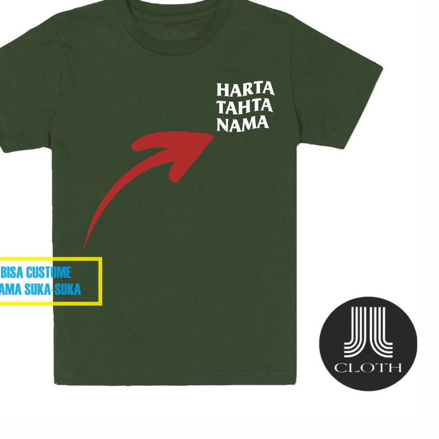 News TSHIRT BAJU KAOS DISTRO PRIA WANITA HITS HARTA TAHTA NAMA SUKA SUKA LOGO COMBED 30S  ♥