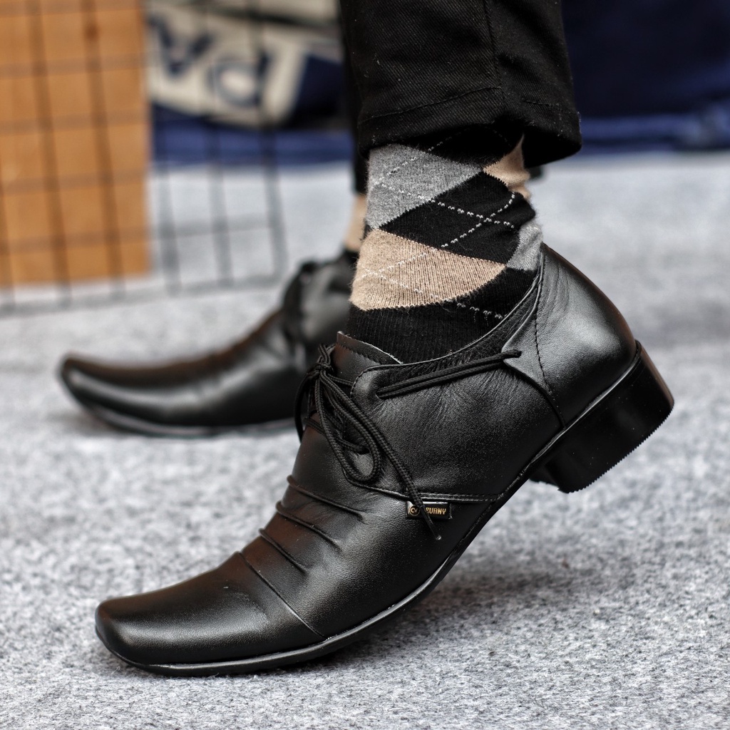 ENOZ X CHOPRA - Sepatu Kerja Pria Kulit Asli Original Sepatu Pantofel Formal Pesta Cowok Trendy