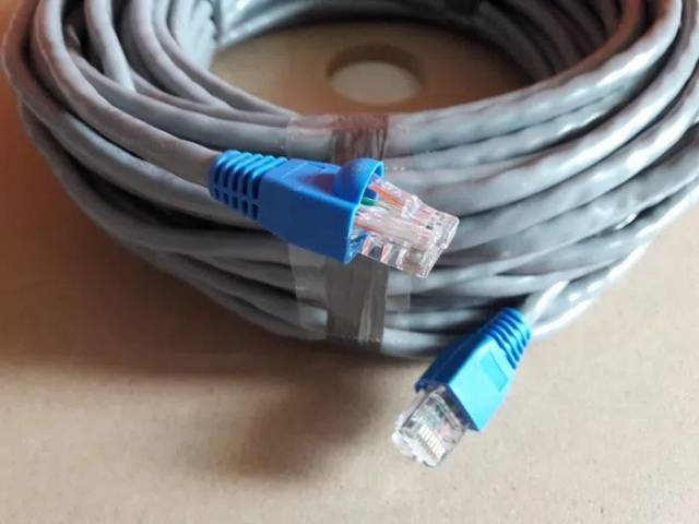 Kabel Lan CAT6 40 Meter UTP Cat 6 Cat6 Vascolink Siap Pakai sudah dipasang rj45 dan plug booth