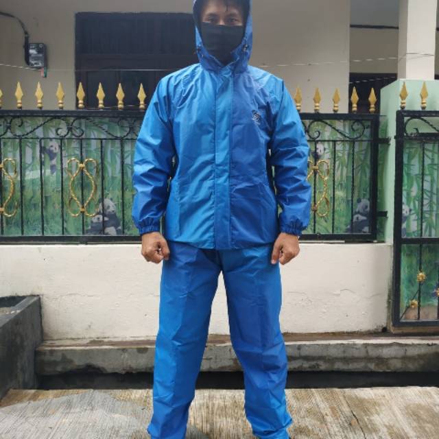 Jas Hujan Raincoat Merk Outdoor TNF DS Waterproof Full Sealed