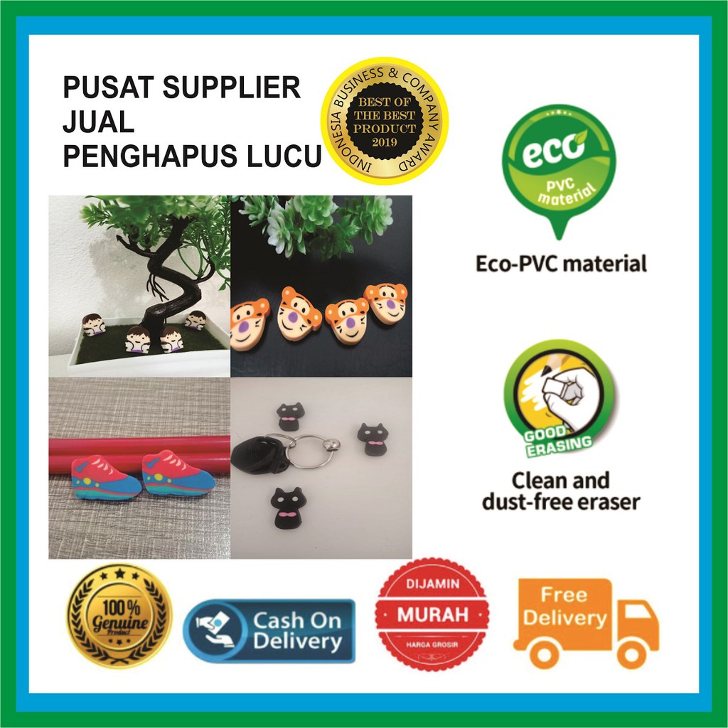 

PENGHAPUS PENSIL Koleksi Lucu Anak Karakter Warna Warni Wangi Rautan Unik Murah Imut Bukan Staedtler