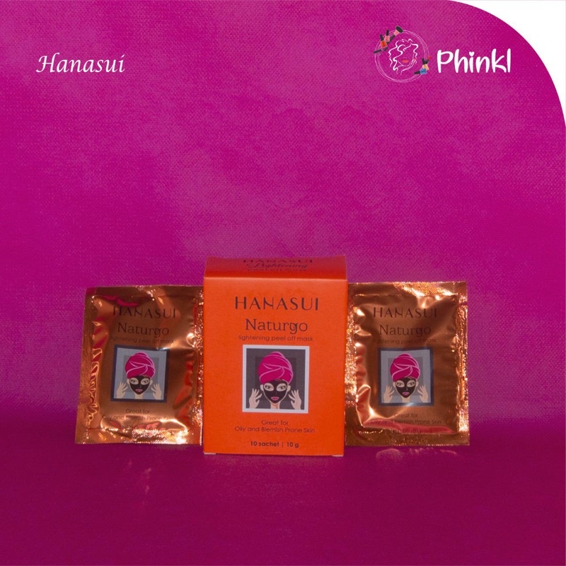 `ღ´ PHINKL `ღ´ (per box isi 10) ⓗⓐⓝⓐⓢⓤⓘ Naturgo box hanasui untuk angkat komedo white black head pengecil pori masker peel off