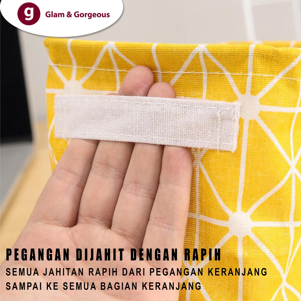 Keranjang Mini Tempat Penyimpanan Dekstop Storage BS002 Bisa Dicuci