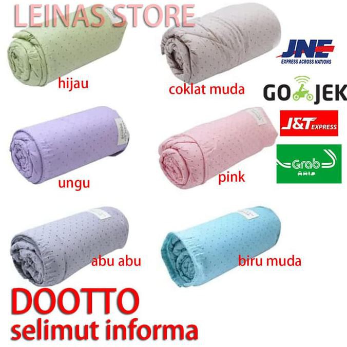selimut / bedcover microfiber informa 100% microfiber - hijau