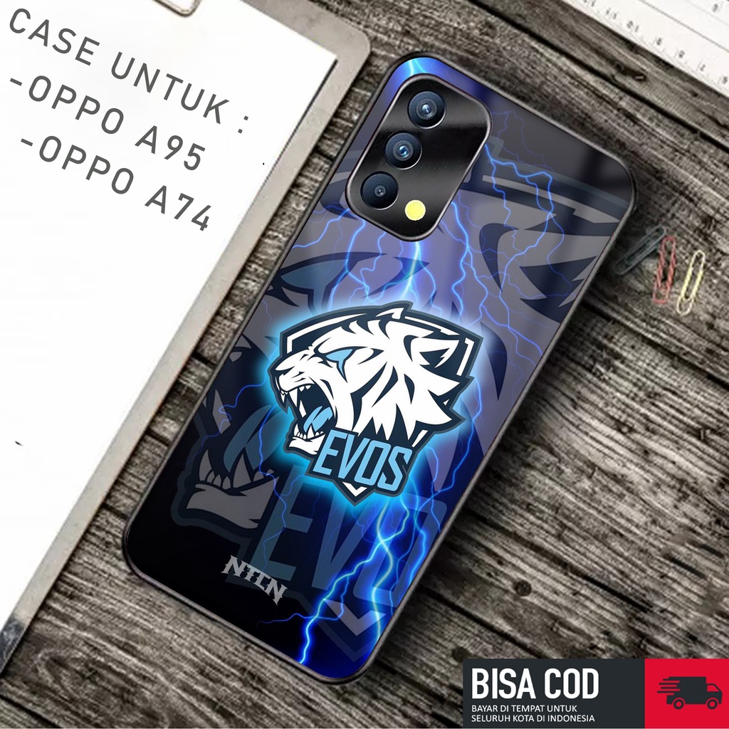 Case OPPO A95 4G/A74 4G  - Casing  OPPO A95 4G/A74 4G [ EVOS ] Silikon OPPO A95 4G/A74 4G  - Case Hp
