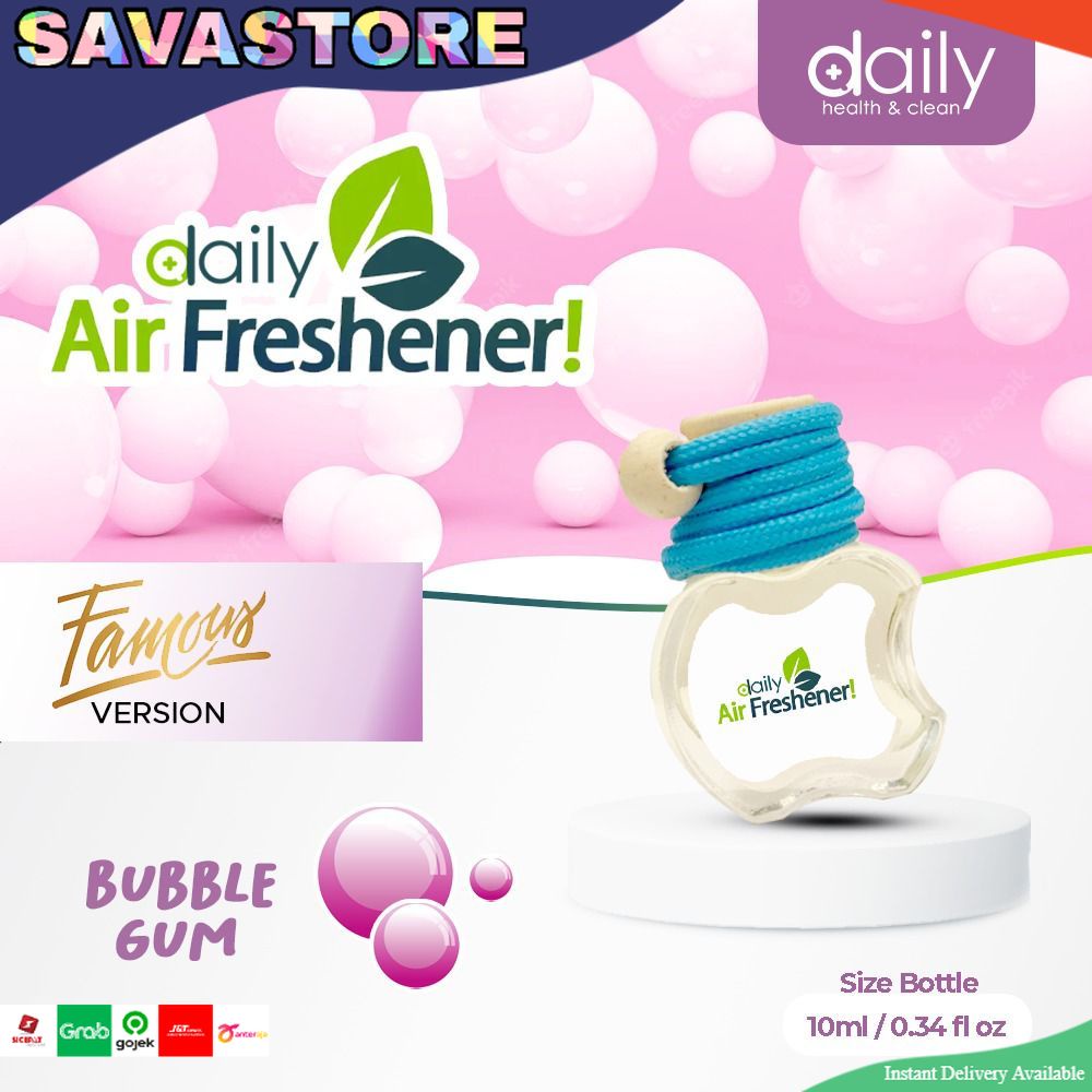 PENGHARUM MOBIL DAILY AIR FRESHENER FAMOUS PEWANGI MOBIL MEWAH