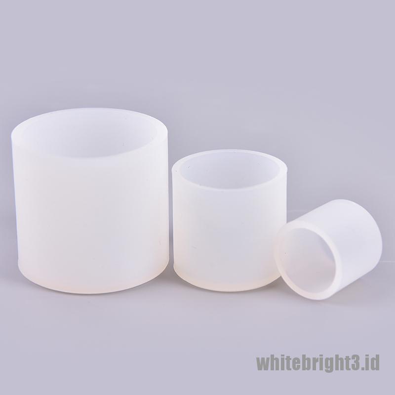 ❤WHITE3❤ Cylindrical Candle Mould Handmade Candle Mold Silicone Mold Wax Mold Small Craft