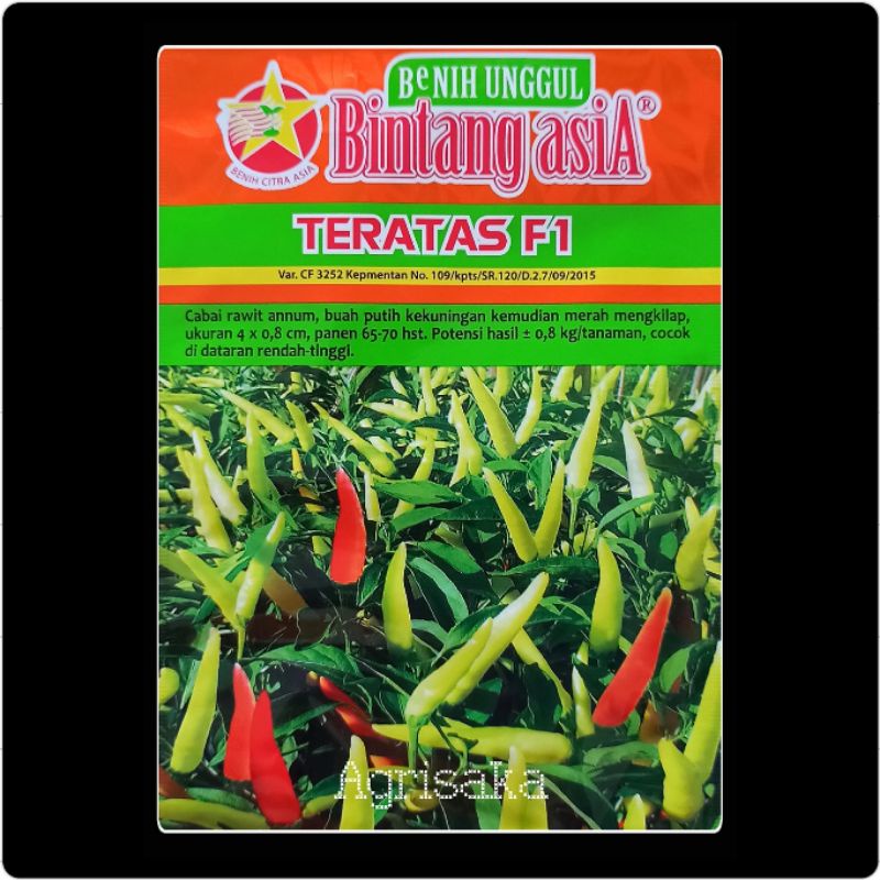 Benih Cabe Rawit Lentera TERATAS F1 10 Gram - Bintang Asia