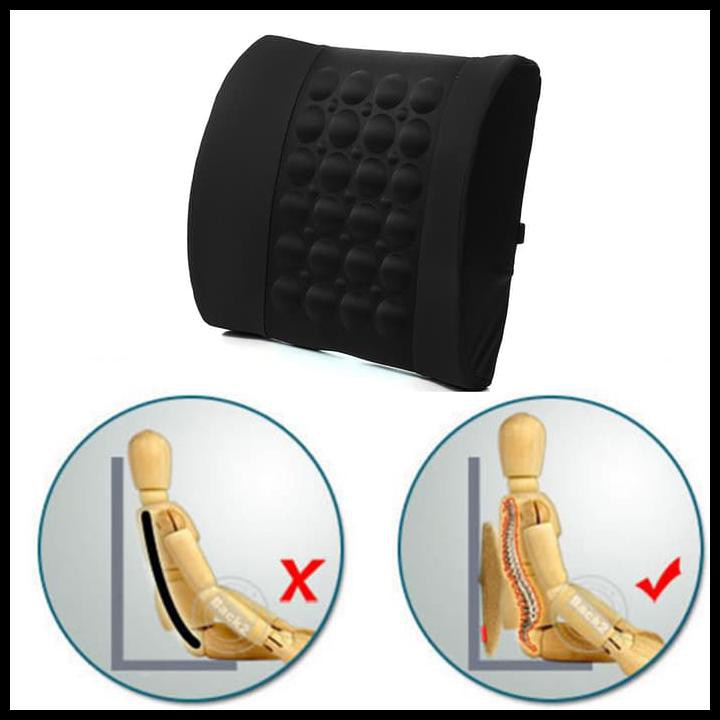 CUCI GUDANG ALAT PIJAT MOBIL / SANDARAN JOK ELEKTRIK / CAR MASSAGE HITAM 