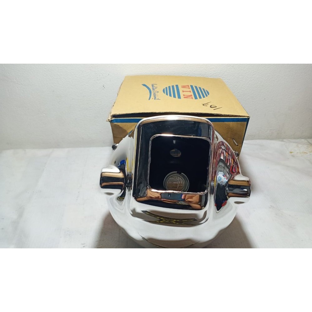 WIN - Reflektor Lampu Depan Tiger ninja ss Ninja r Nekel Chrome