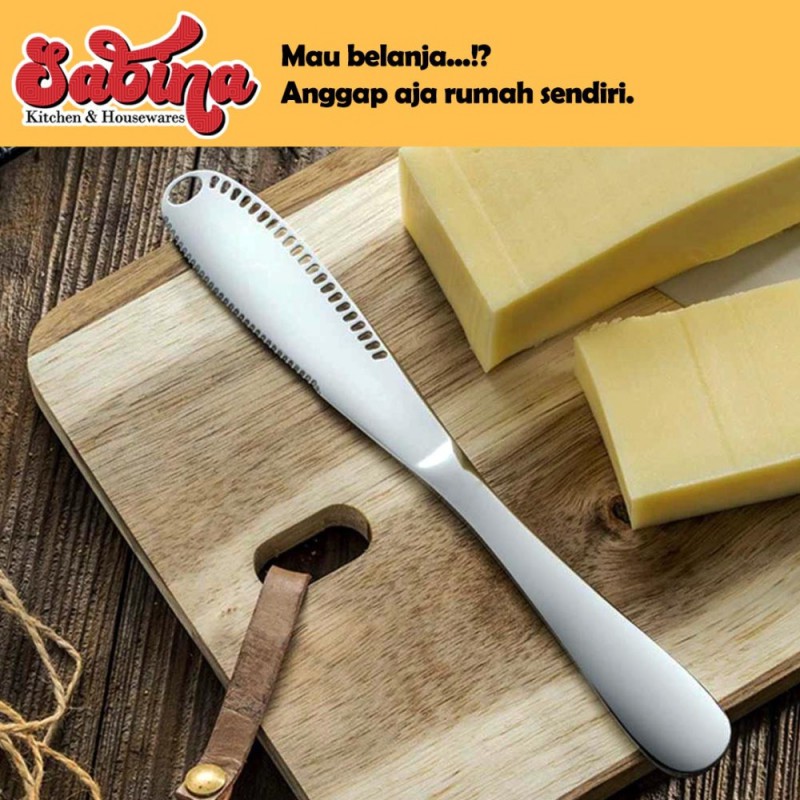 Pisau Roti Oles Mentega Margarin Selai Butter Knife - Meijuner