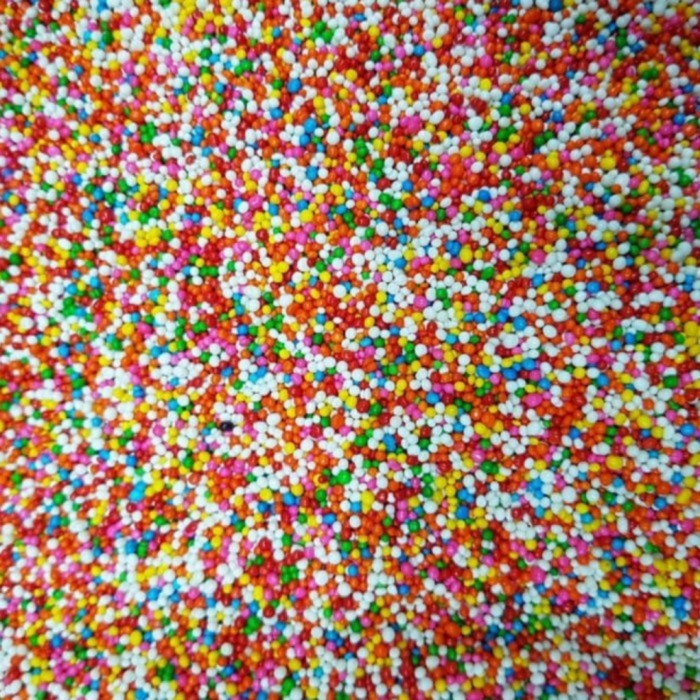 

Springkel Hiasan Kue 1 kg / Springkle Rimit Gula Butir Rainbow 1000 gr