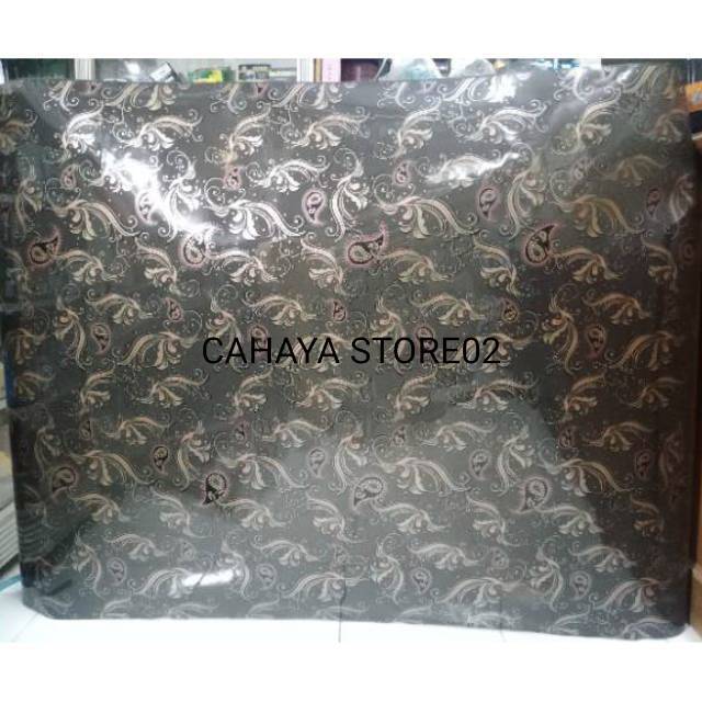 Fiber pagar plastik Penutup pagar Hitam Batik Harga  1/2 meter