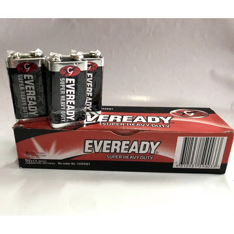 Batre eveready 9v / batre mic