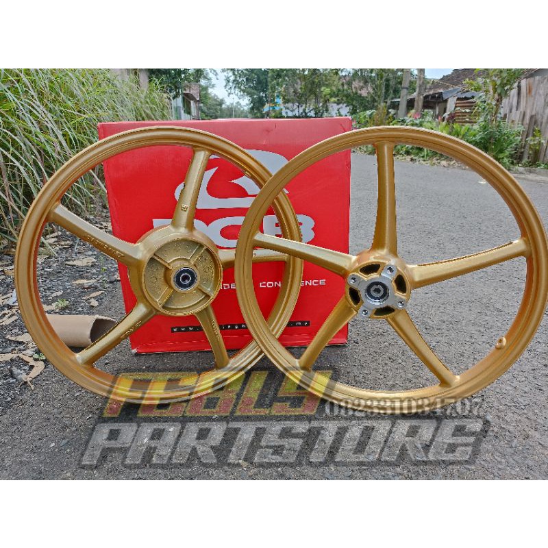 VELG DEPAN BELAKANG RCB ORIGINAL GOLD 17X140 17X160 SP522 YAMAHA JUPITER Z VEGL R FIZ HONDA CB GL MP