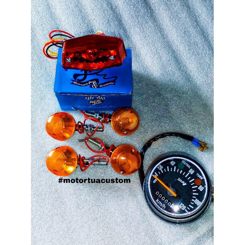 sepaket aksesoris cb100 pnp megapeo tiger GL 100