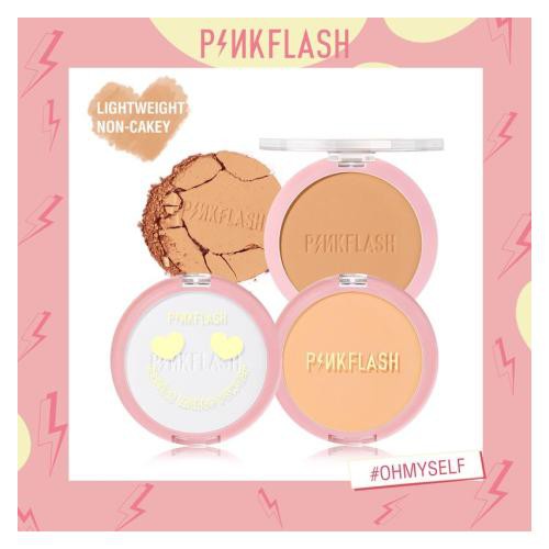 PINKFLASH Pressed Powder Long-lasting Matte Oil Control Special Edition Bedak Padat