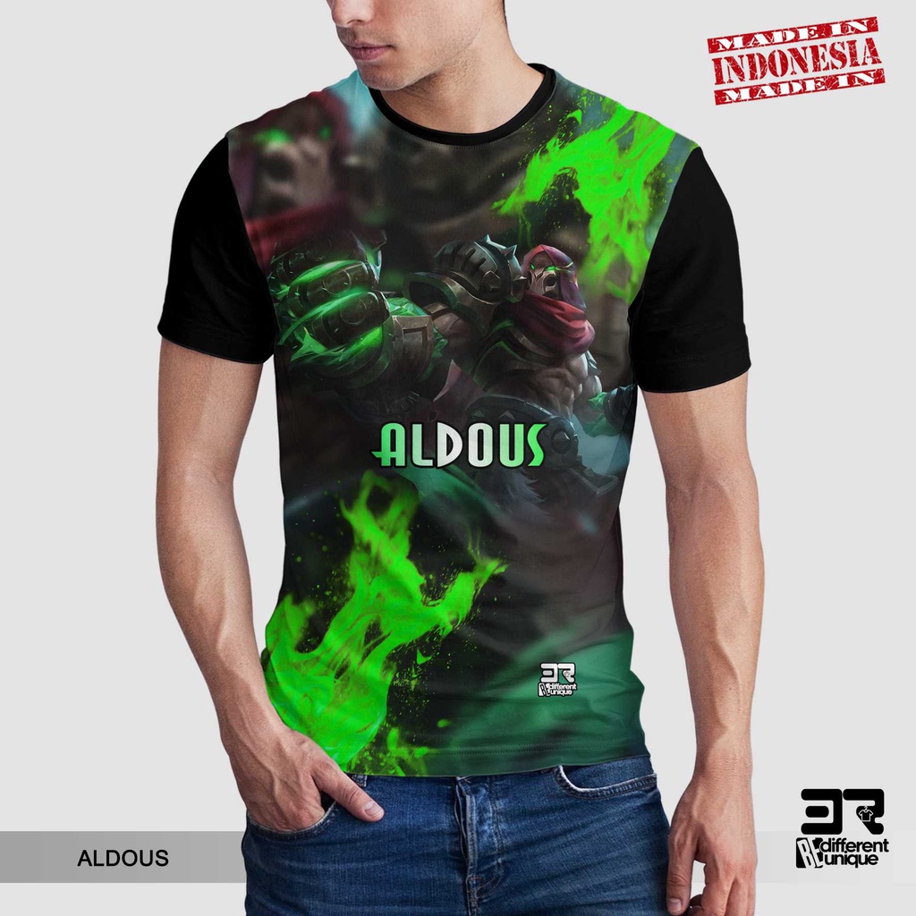 [ COD ] KAOS PRINTING GAMBAR GAME MOBILE LEGEND ALDOUS  - BAJU DISTRO ORIGINAL GAMBAR MOBILE LEGENDS