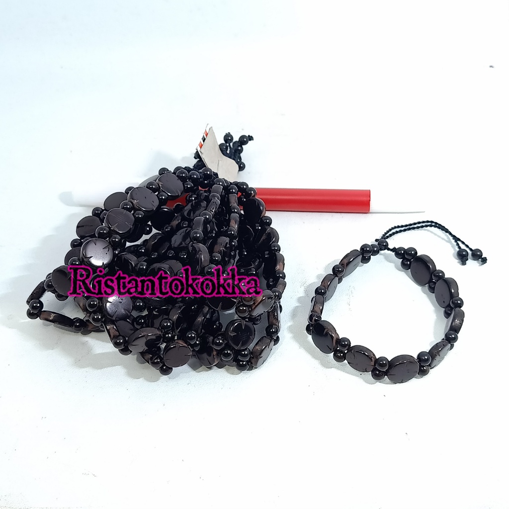 GROSIR 10pcs GELANG kokka ASLI BUNGA FULL HTM kauka kaoka kokkah
