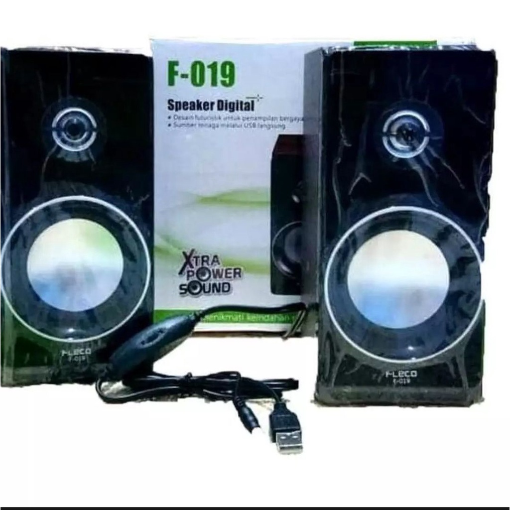 -SPEAKER AKTIF MULTIFUNGSI FLECO F-019 audio laptap/komputer/hp-audio recomended