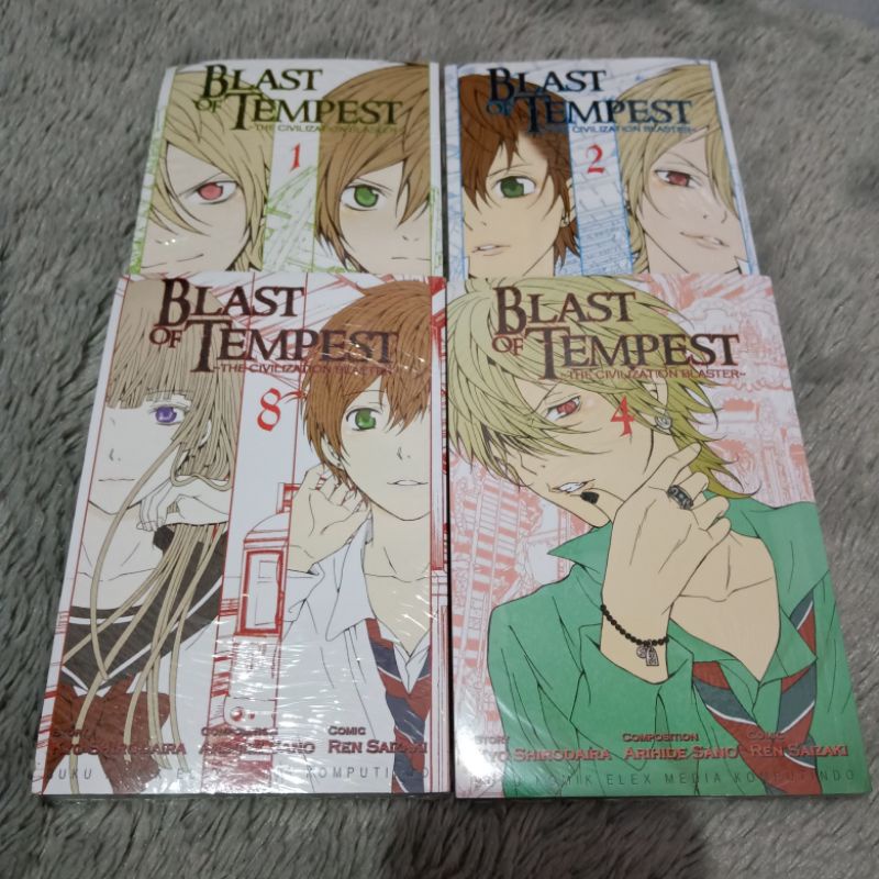 Blast of Tempest vol. 1, 2, 4, 8