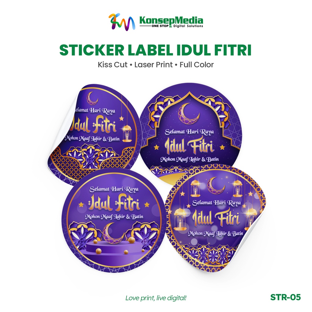 

Set Sticker Label Idul Fitri | Stiker Toples Kue Lebaran | STR-05