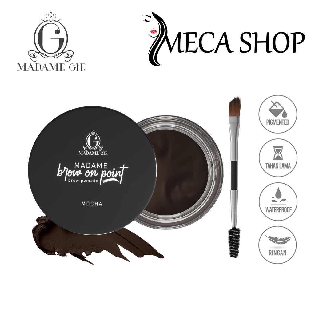 Madame Gie Madame Brow On Point – Make Up Eyebrow Pomade Cream Pensil Alis Waterproof