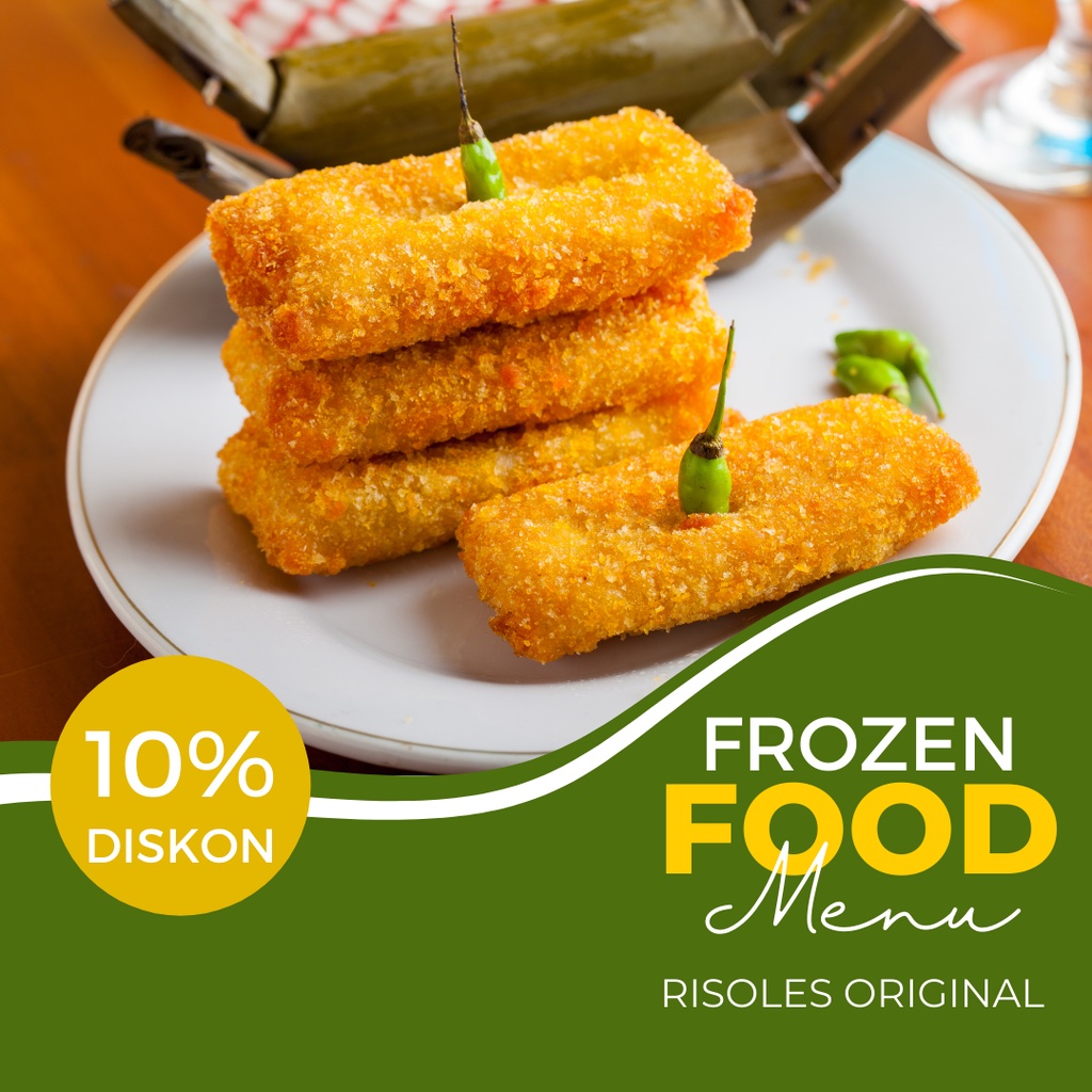 

Risoles Rasa Original Frozen Arshaka Food isi 10 pcs
