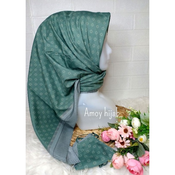 VOAL MIRACLE PRINT MOTIF FREE MASKER BY UMAMA SCARF |VOAL CUTTING LASER