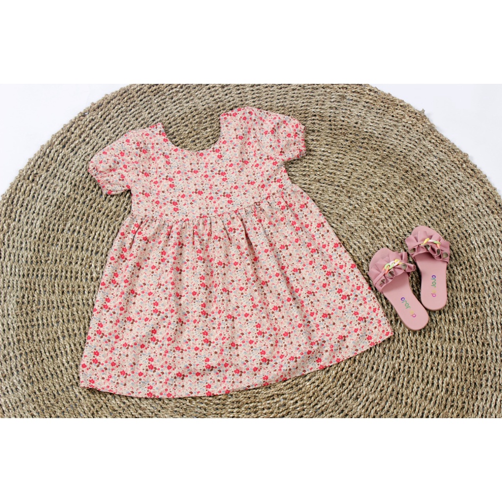 TokoMilkan - Dress Anak Perempuan Motif Bunga KABUKA DRESS KIDS | Dress Anak Perempuan Lucu