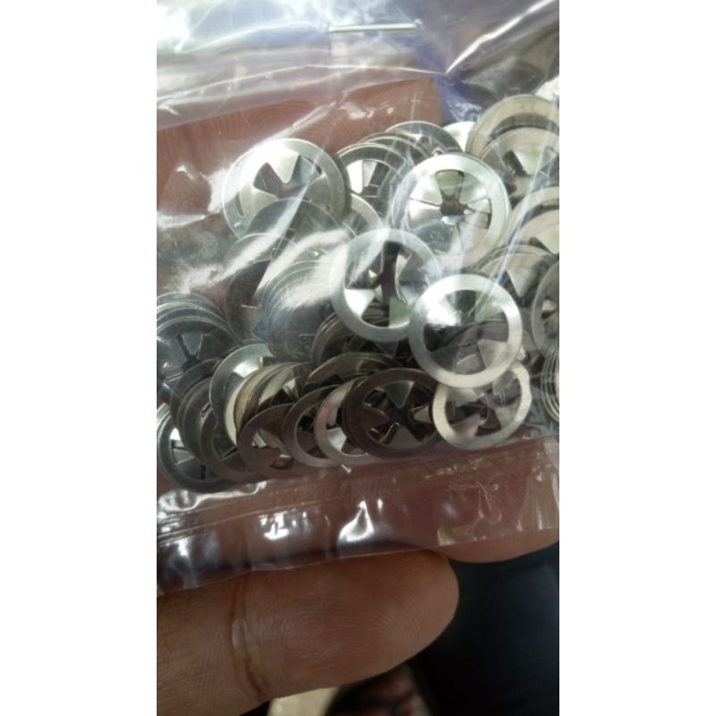 Klip klem emblem dop box bok tepong aki rx king cb 100 125 gl rx s fiz r alfa force one harga 4 pcs