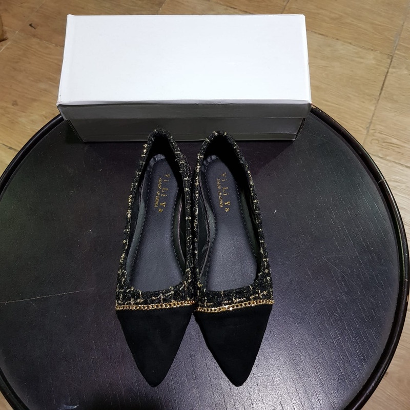 [✅BISA COD] Flatshoes Import Wanita mewah 10091