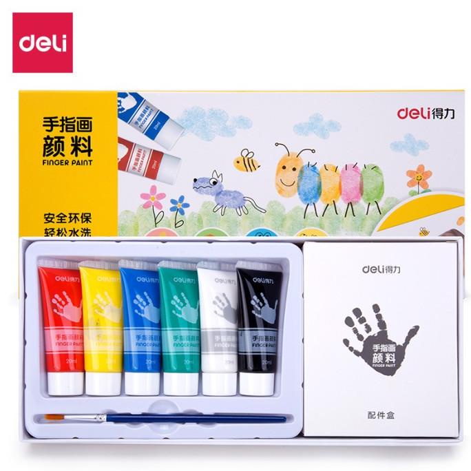 

Deli Washable Finger Paint Cat Air Isi 6 @20Ml 73871