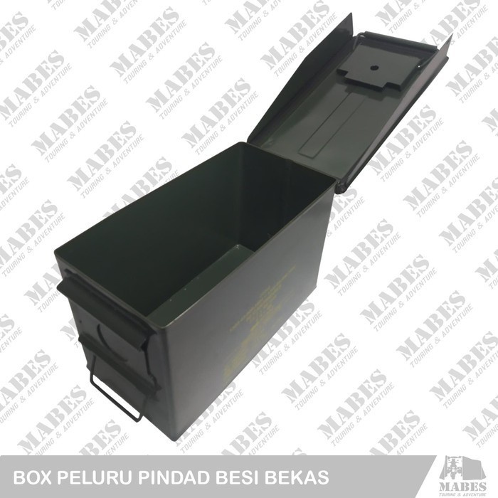 ANJAYMALANG Box / Kotak Besi Bekas Peluru Pindad Serbaguna