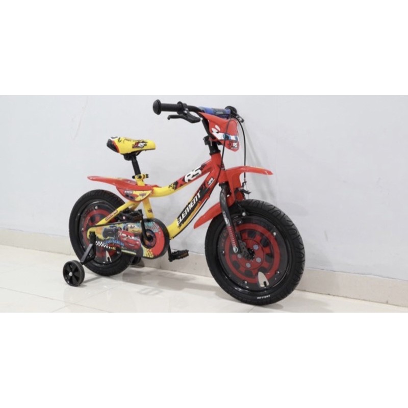 Bmx 16 element cars 1.0 sepeda anak lightning McQueen disney pixar