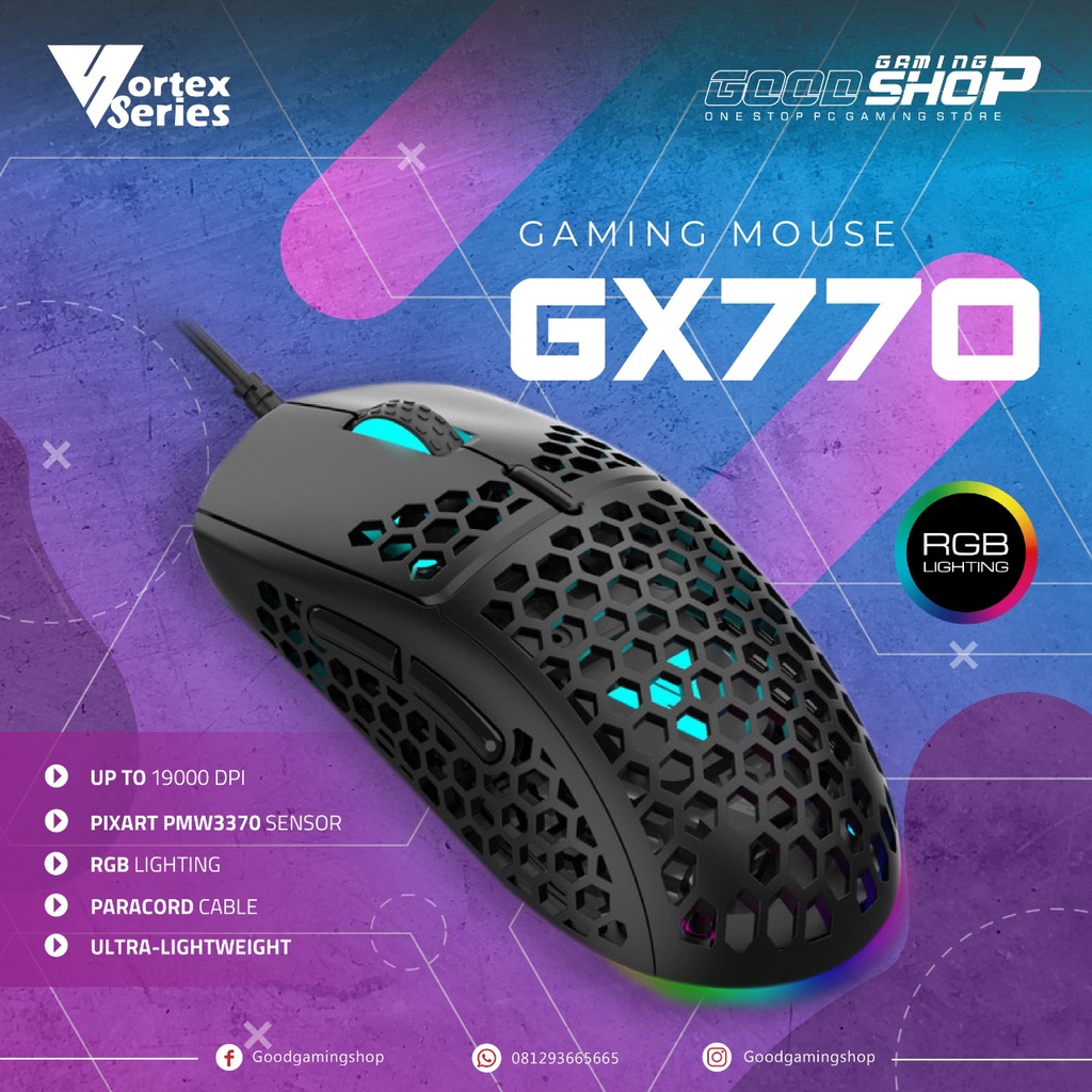 VortexSeries GX770 RGB - Gaming Mouse