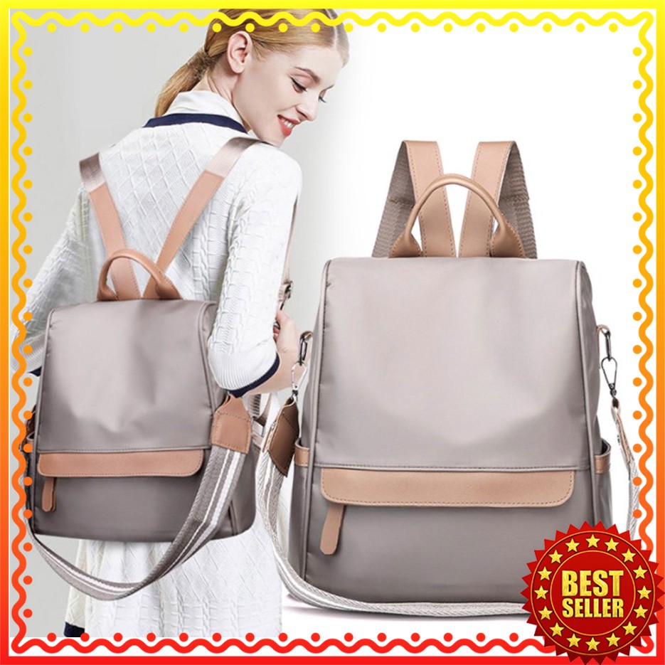 WYK67 Impor Tas Ransel Smart Oxford Anti Air Kuliah Sekolah Fashion Anti Maling TKM