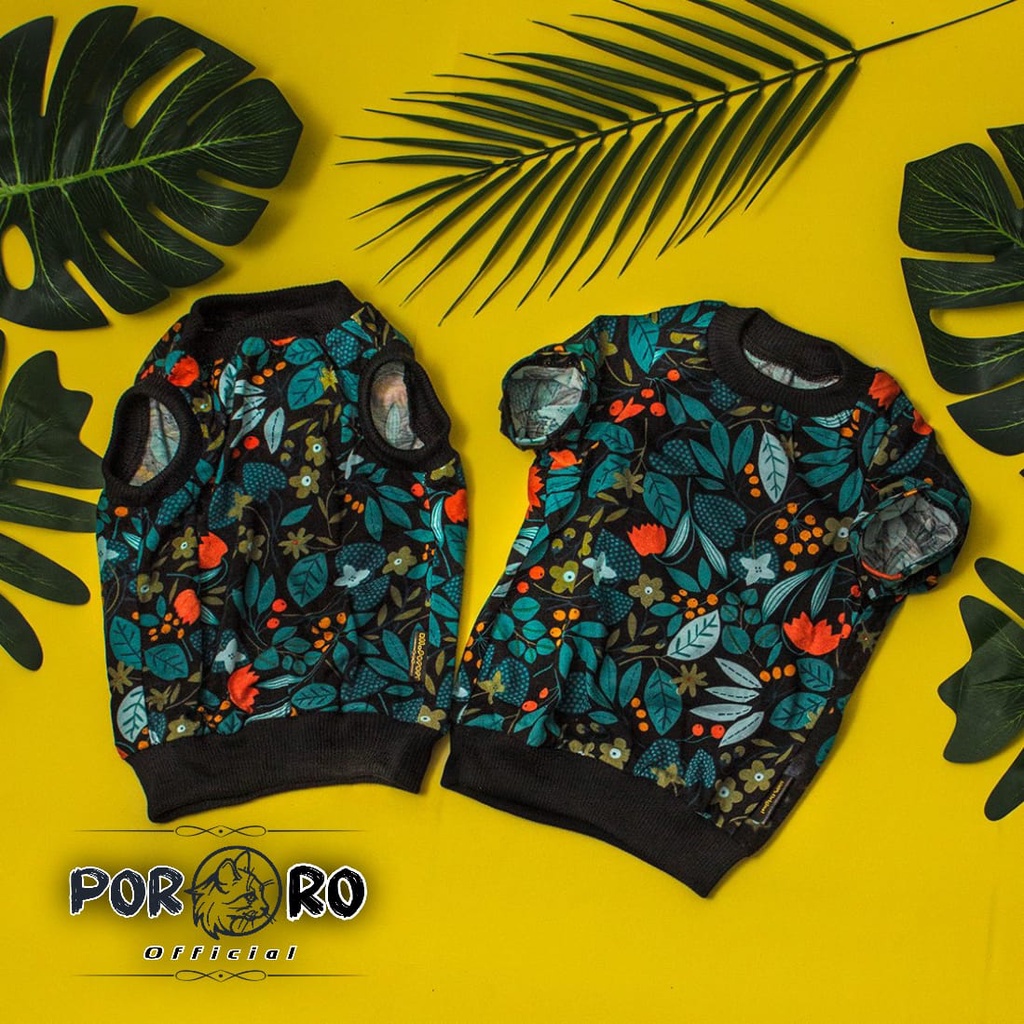 Pororo - Baju Kucing Motif Hawai Lucu Murah  AKsesoris Hewan