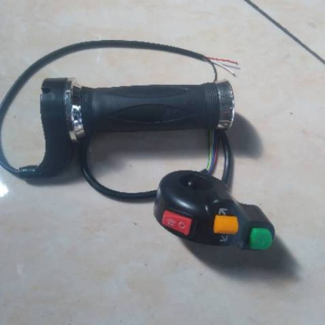 Bayar COD HANFAT SEPEDA LISTRIK HANGRIP Holder sepeda Elktrik gas sepda listrik