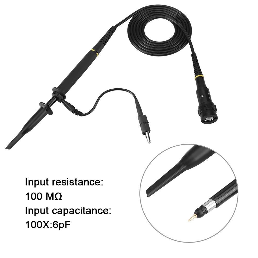 P4100 Oscilloscope Probe 100X High Voltage 2KV Clip 100Mhz Bandwidth