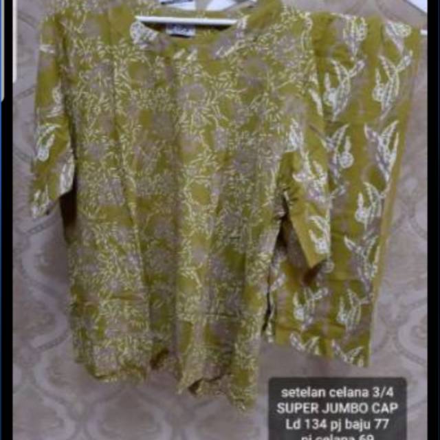 Setelan batik luza 135rb