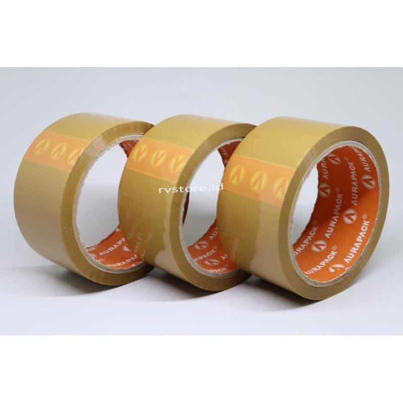 

LAKBAN COKLAT MERK AURA 60 YARD