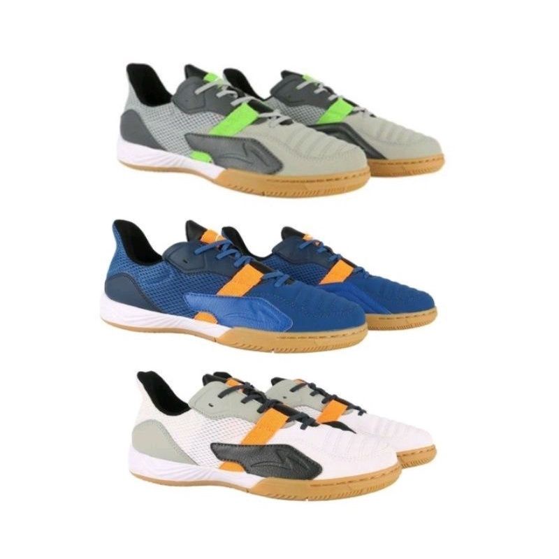 Sepatu Futsal SPECS Metasala VOID IN Cloud/Dust/Green Gecko ~ White /Dust/Orange Clow ~ Navy/Ortrang