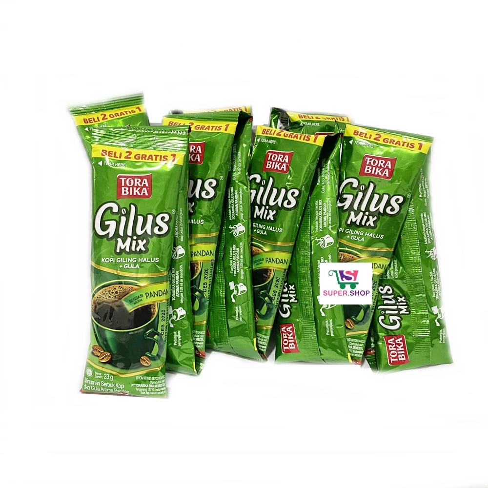 Tora Bika Gilus Mix Kopi Giling Halus (isi 10 pcs)