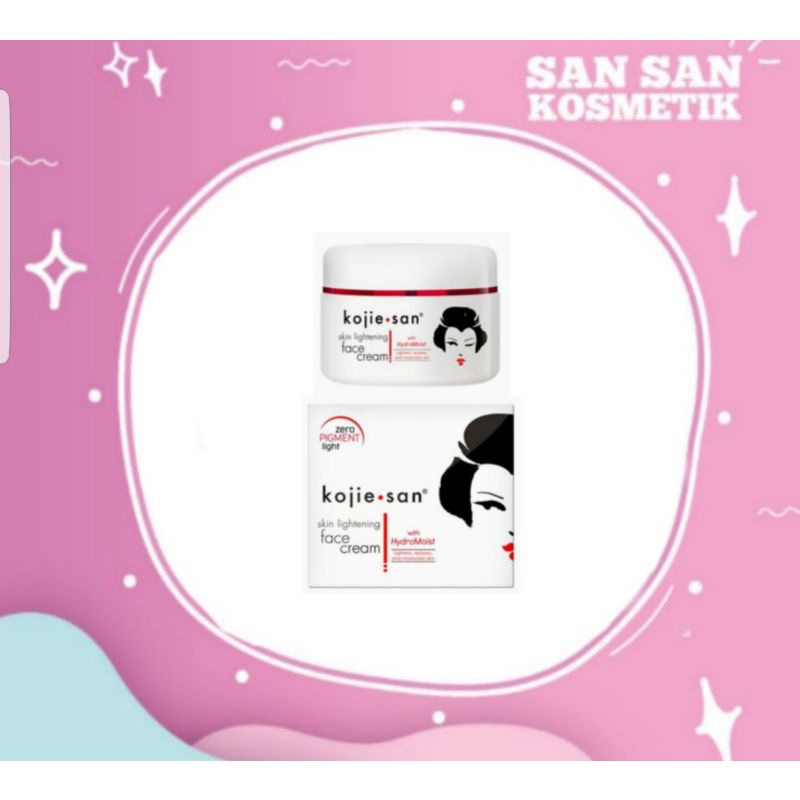 Kojie San Face Cream With Hydramoist 30gr